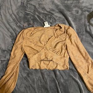 Lace crop top